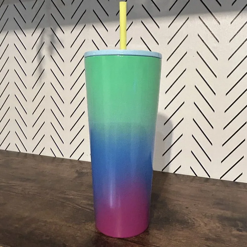 Starbucks 2023 Summer Ombre Prism Gradient Stainless Steel Hot Cold Tumbler 24oz